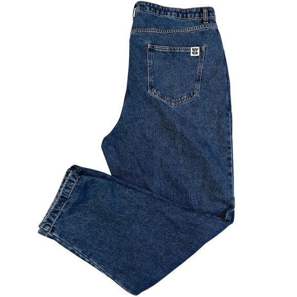 NWT Lucy & Yak Dana - Mom Denim Jeans in Mid Wash Blue - Picture 5 of 8